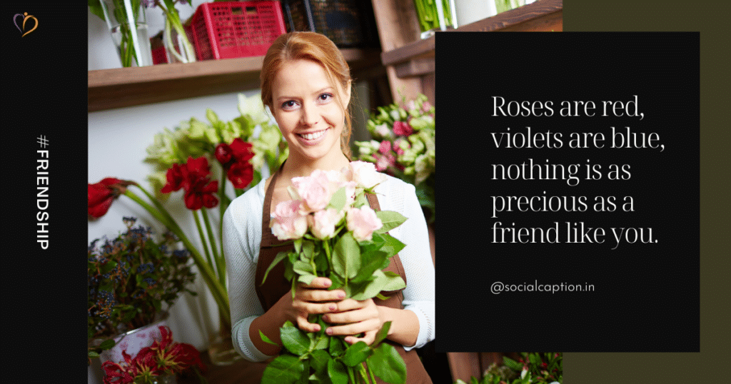 Friendship Rose Captions